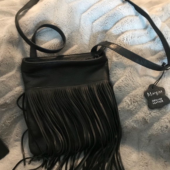 margot Handbags - Margot New York genuine leather fringe handbag